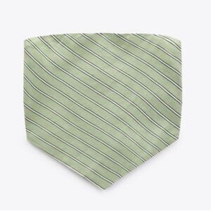 Green Striped Tie-back Tube Top